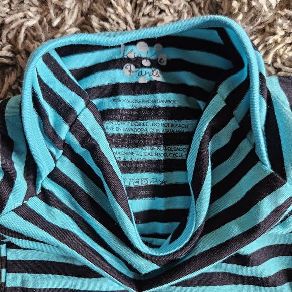 New! Kickee Pants Striped bamboo onesie - Picture 7 of 7